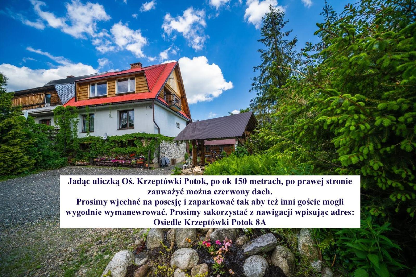 Apartmán Pokoje Z Widokiem Na Gory I Prywatny Domek Z Zadaszona Altana - Grillem I Ogniskiem. Zakopane Exteriér fotografie